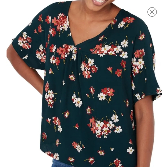 MADEWELL | SPRUCE BLOOMS RHYME TOP SIZE MEDIUM - Picture 2 of 9